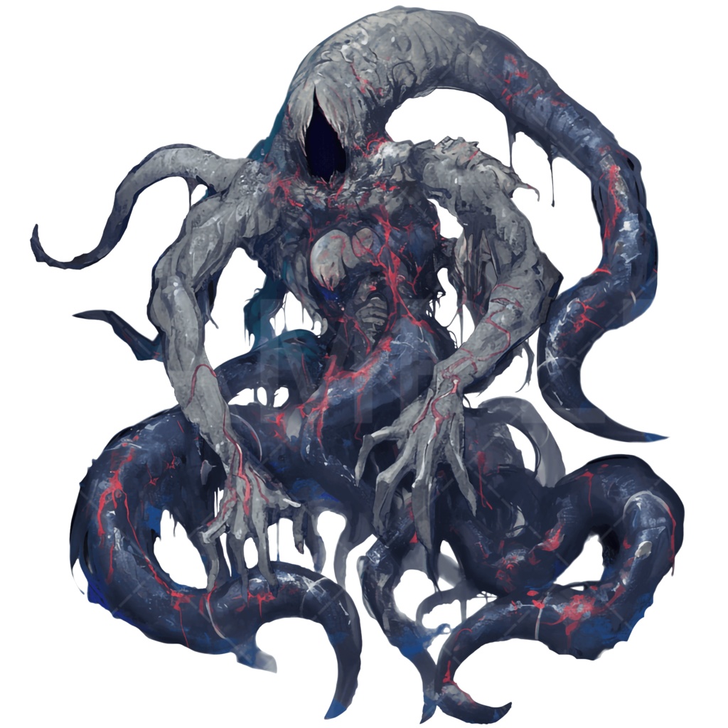 【画像素材】クトゥルフ神話（神話生物：ニャルラトホテプ）［046］