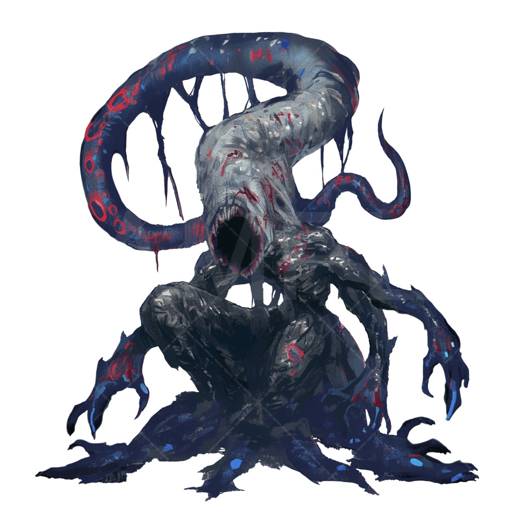 【画像素材】クトゥルフ神話（神話生物：ニャルラトホテプ）［048］