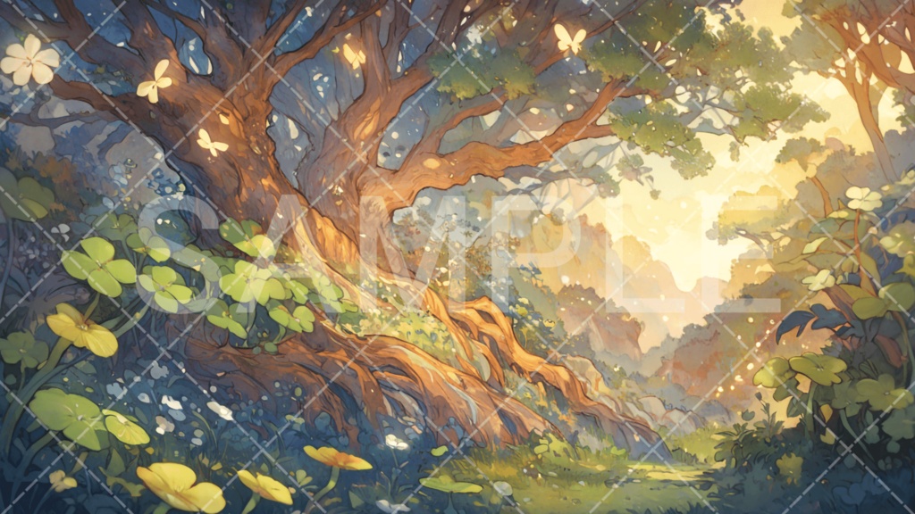 【背景素材】森3種［144］