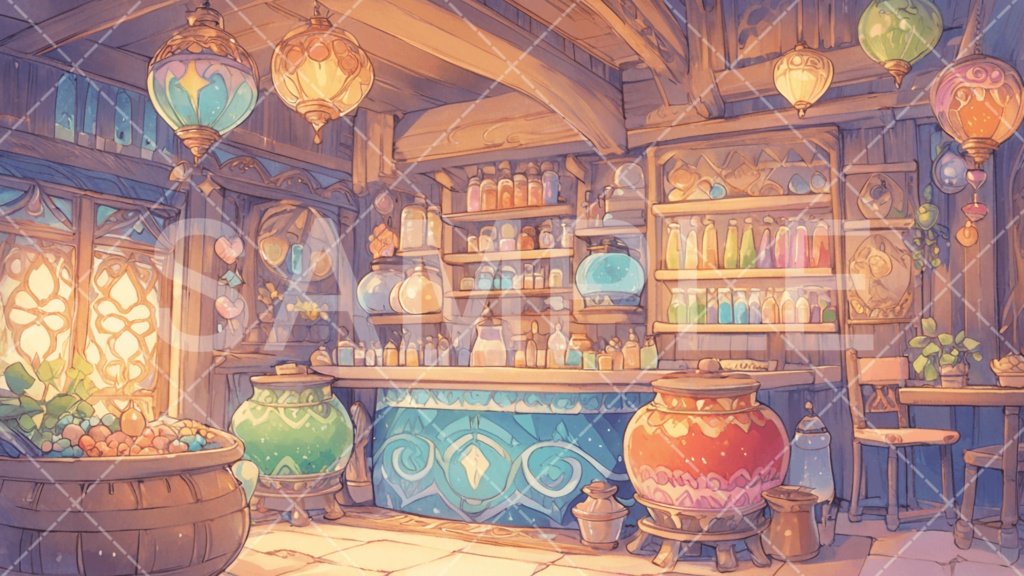 【背景素材】店3種［233］