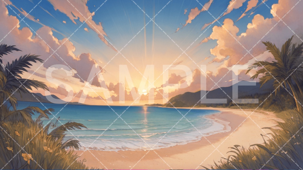 【背景素材】海・海辺3種［079］