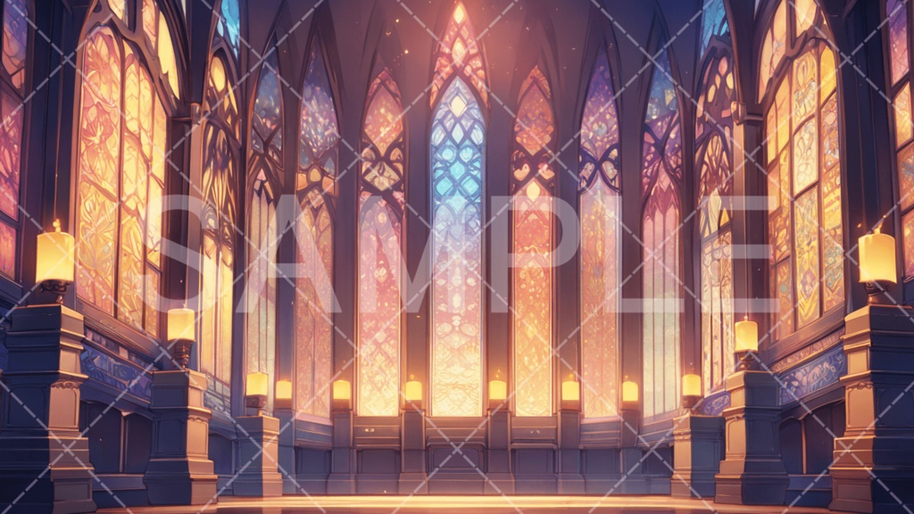 【背景素材】聖堂・神殿3種［075］