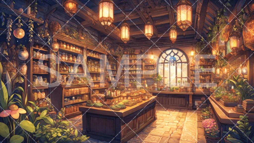 【背景素材】店3種［243］