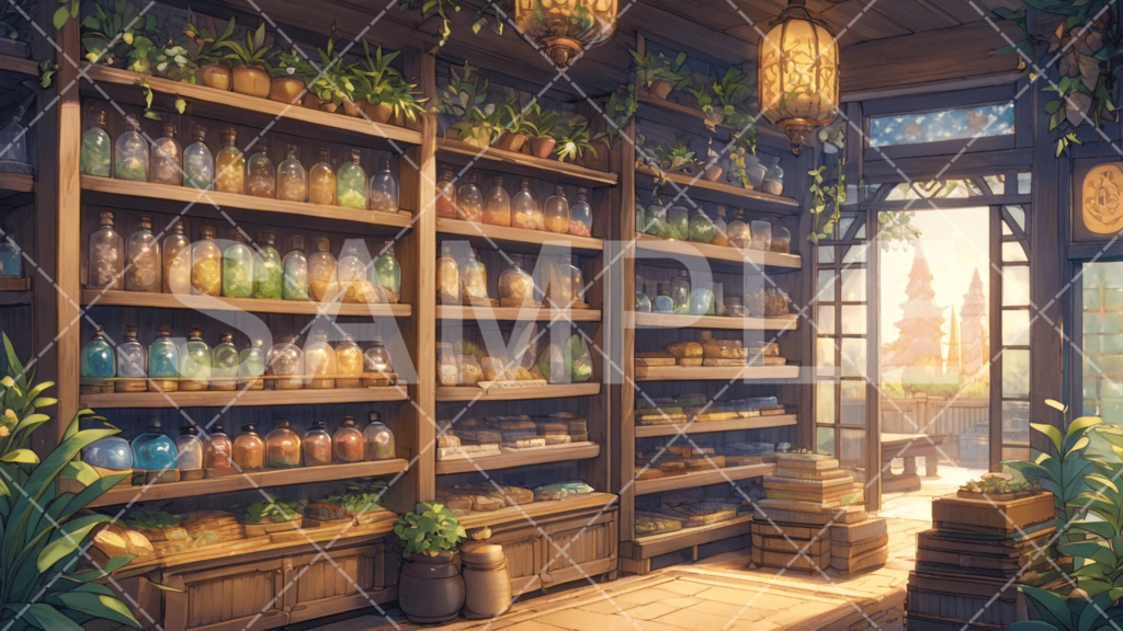 【背景素材】店3種［246］