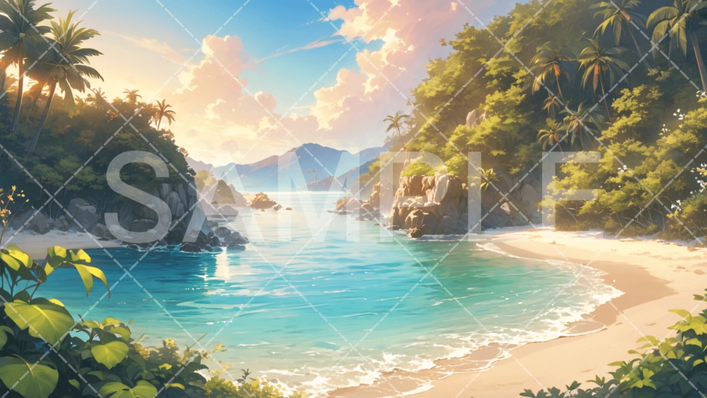 【背景素材】海・海辺3種［081］