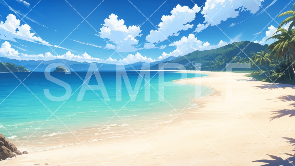 【背景素材】海・海辺3種［084］