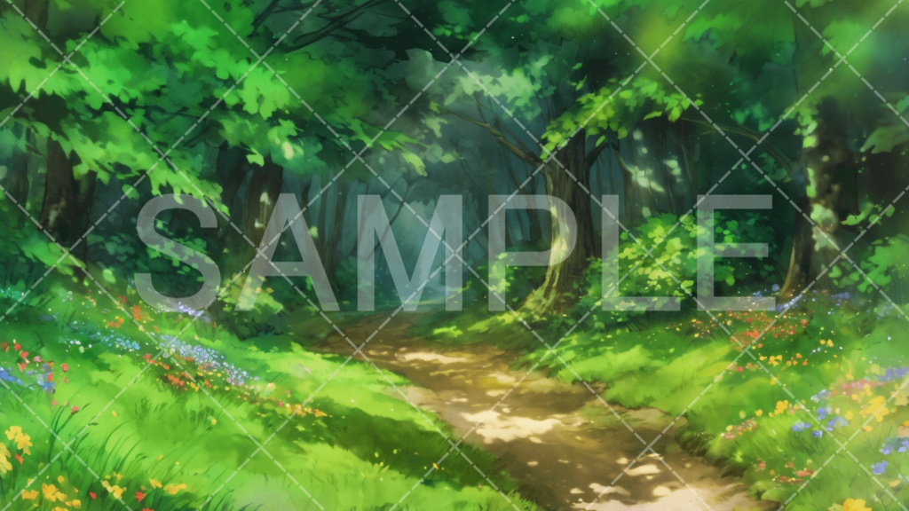 【背景素材】森3種［160］