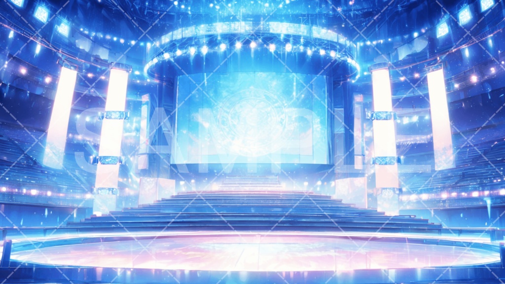 【背景素材】スタジオ・ライブハウス3種［091］