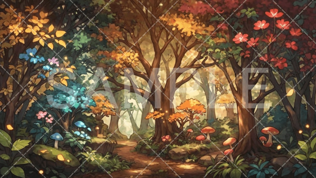 【背景素材】森3種［162］