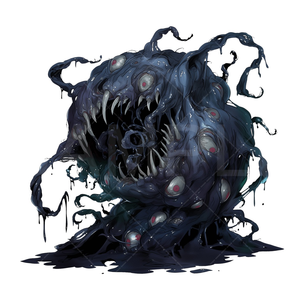 【画像素材】クトゥルフ神話（神話生物：ショゴス）［060］