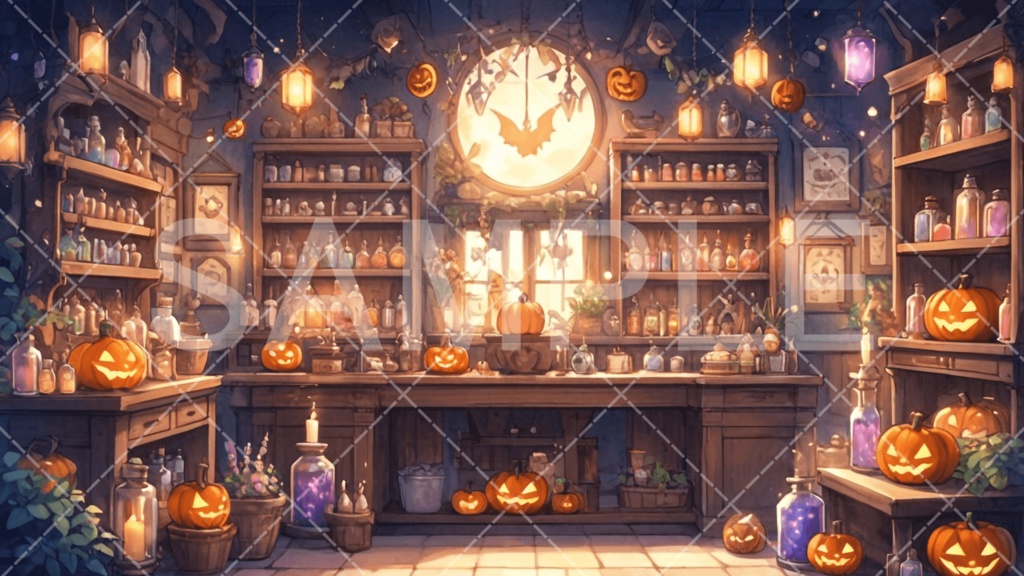 【背景素材】ハロウィン3種［078］
