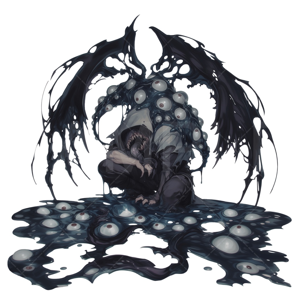 【画像素材】クトゥルフ神話（神話生物：落とし子）［062］