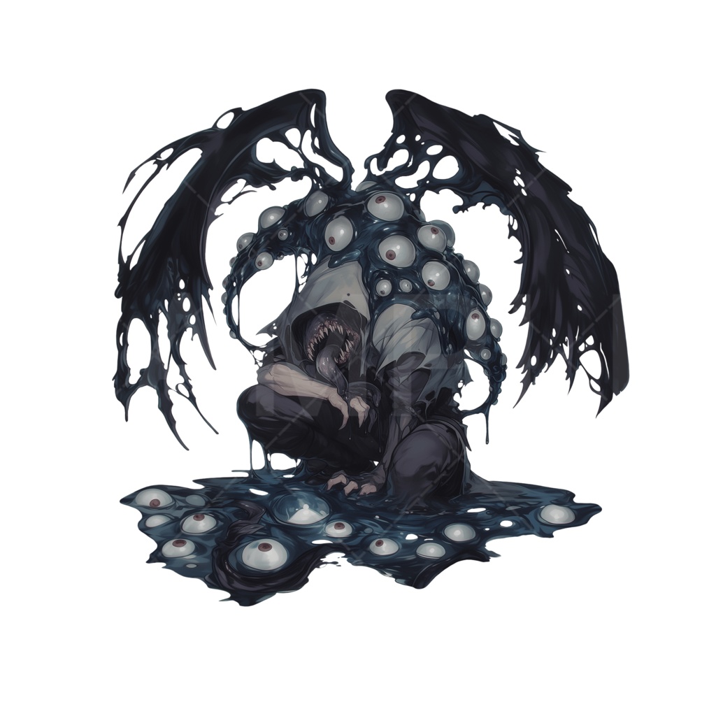 【画像素材】クトゥルフ神話（神話生物：落とし子）［063］