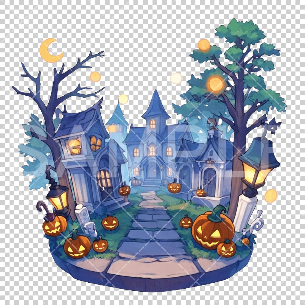 【イラスト素材】ヴィネット風［018］