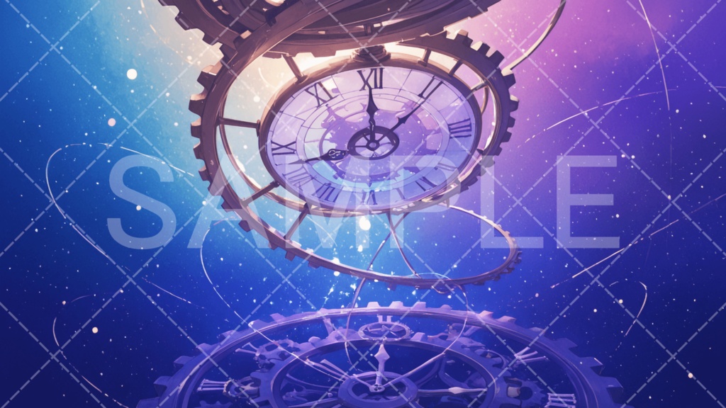 【背景素材】クトゥルフ神話（背景：曲がった時間）［002］