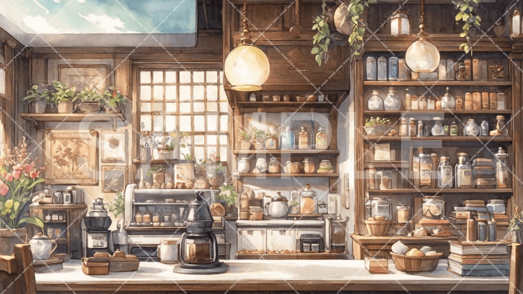 【背景素材】店3種［257］