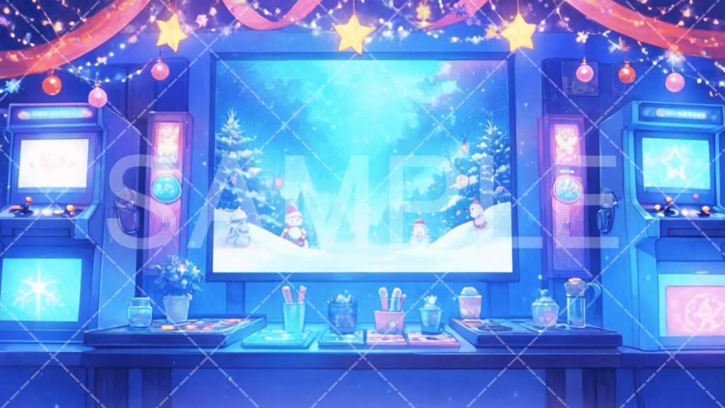 【背景素材】クリスマス3種［083］