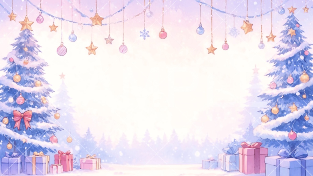 【背景素材】クリスマス3種［085］