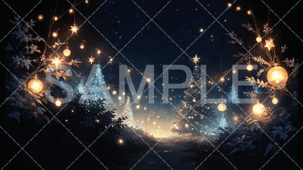 【背景素材】クリスマス3種［087］