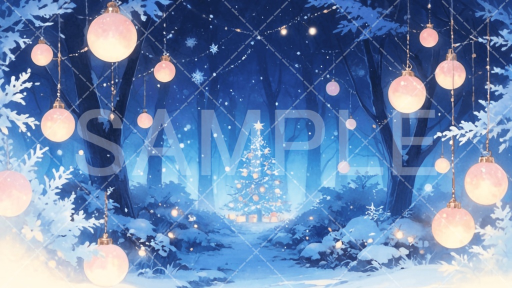 【背景素材】クリスマス3種［089］