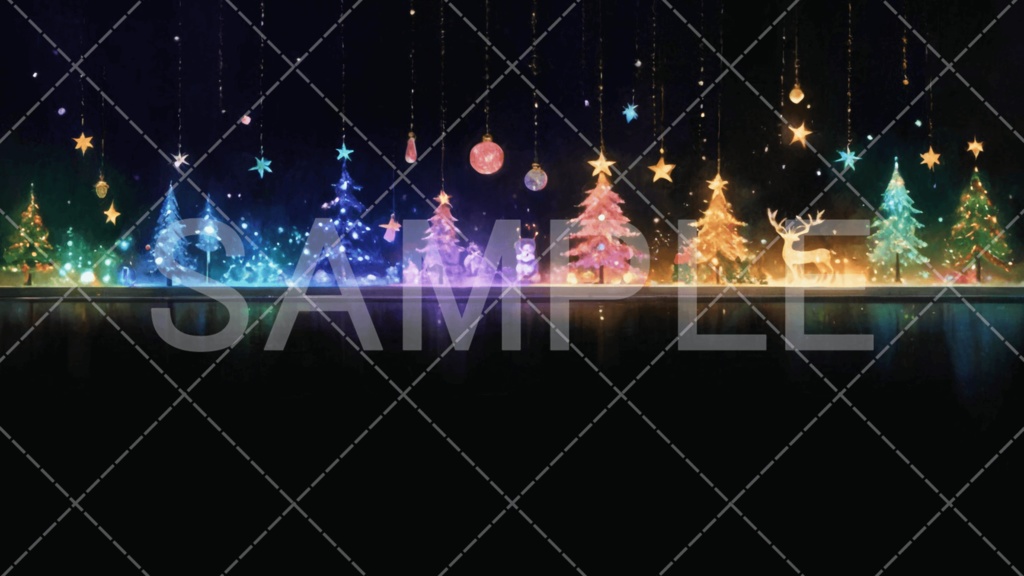 【背景素材】クリスマス3種［091］