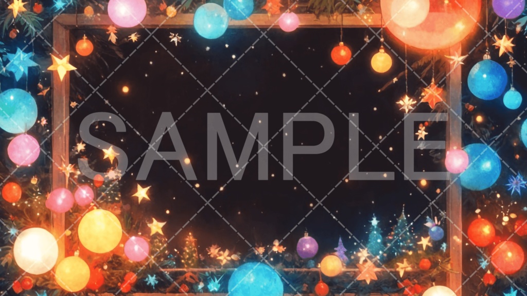 【背景素材】クリスマス3種［093］