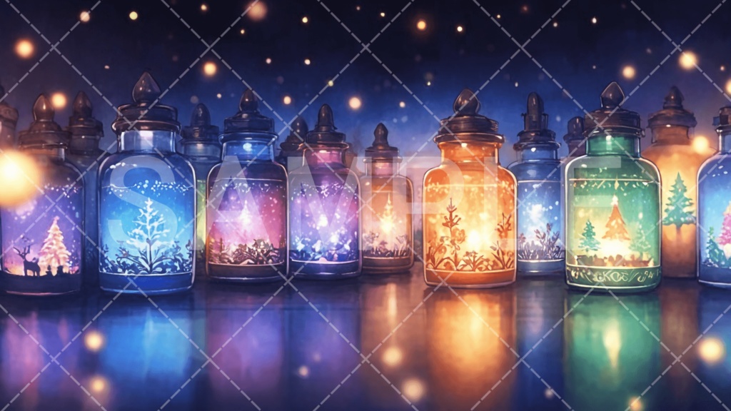 【背景素材】クリスマス3種［095］