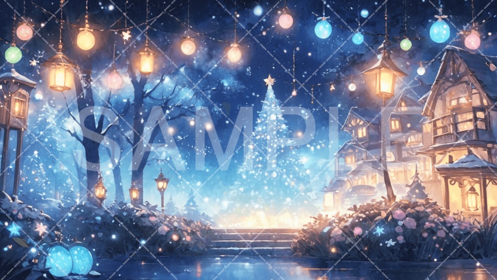 【背景素材】クリスマス3種［098］