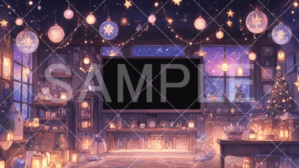 【背景素材】クリスマス3種［101］