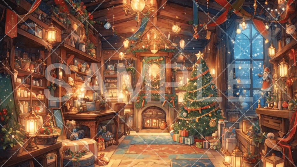 【背景素材】クリスマス3種［102］