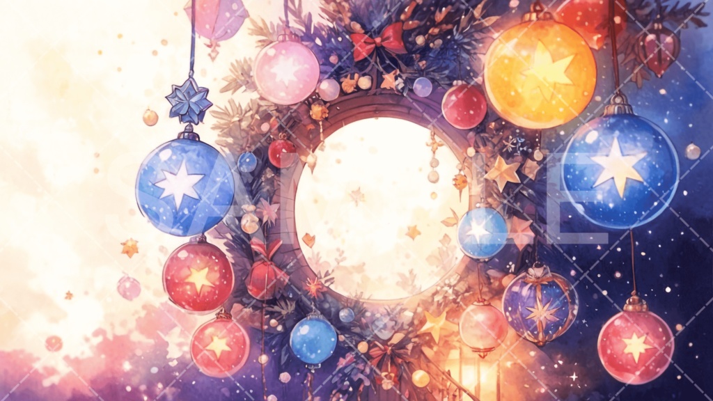 【背景素材】クリスマス3種［104］