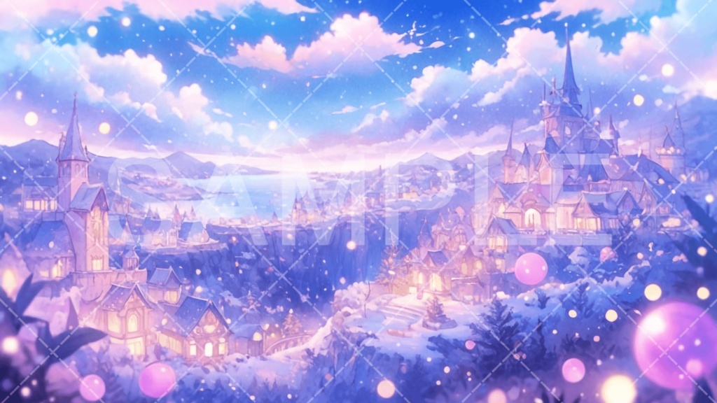 【背景素材】街・町・村3種［303］