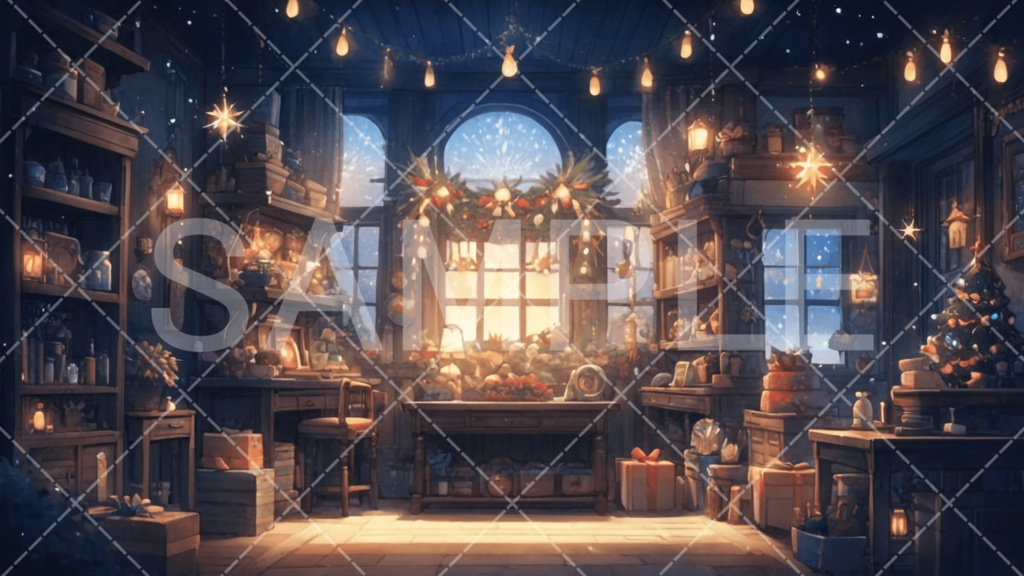 【背景素材】クリスマス3種［107］