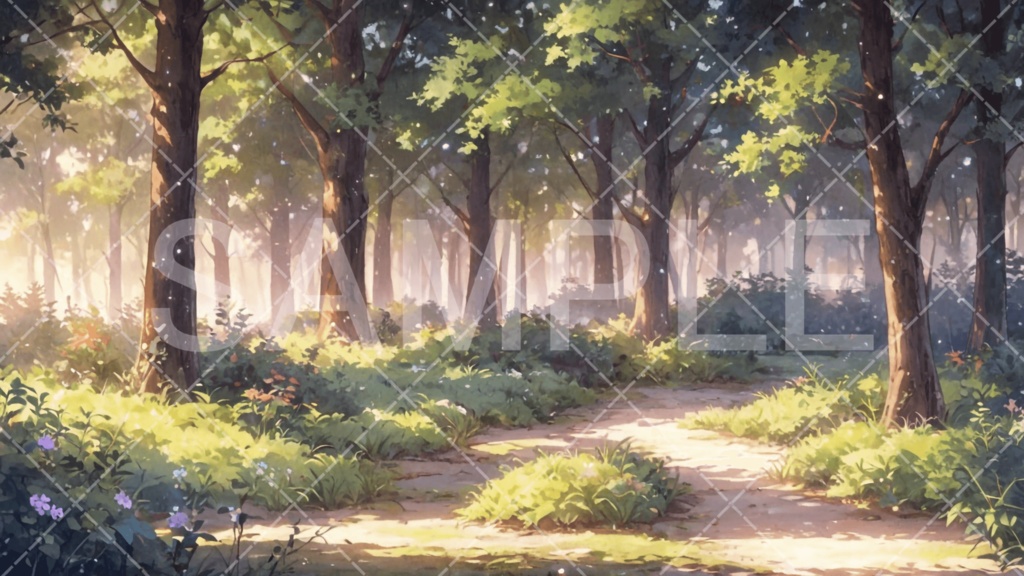 【背景素材】森3種［163］