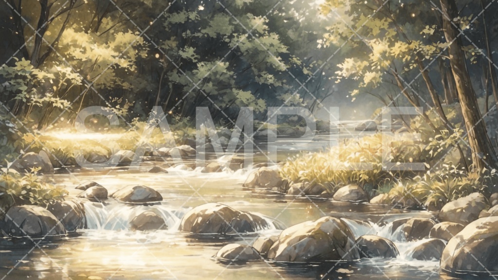 【背景素材】湖・水辺3種［151］