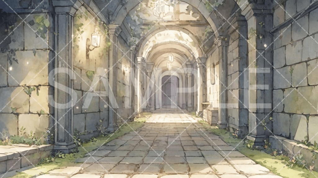 【背景素材】遺跡・ダンジョン3種［139］