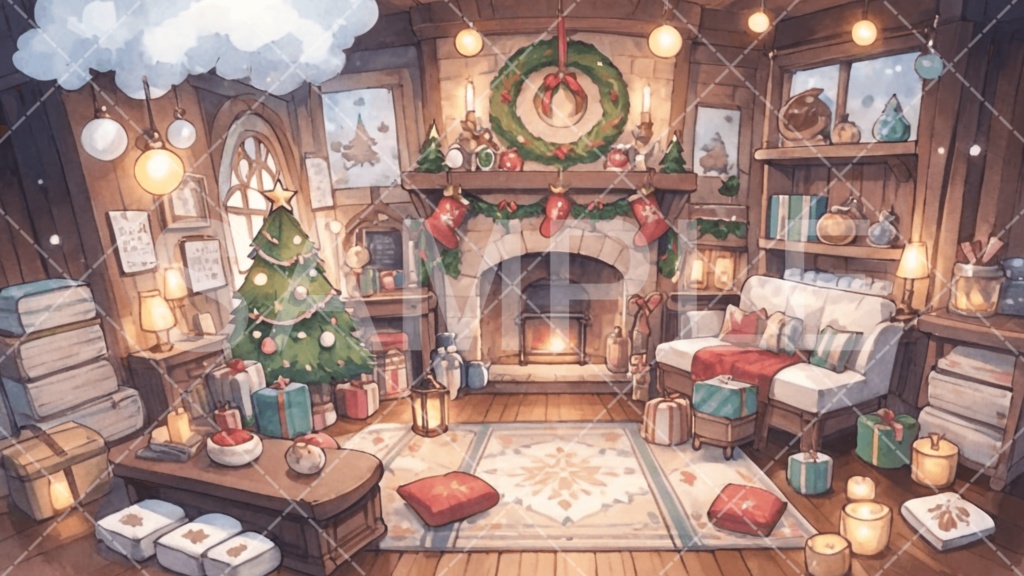 【背景素材】クリスマス3種［119］