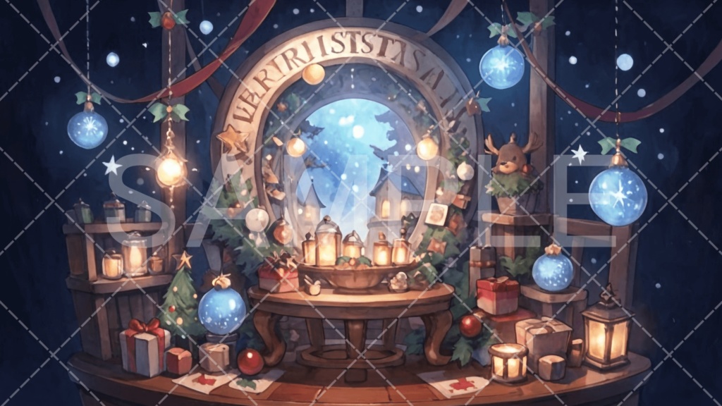 【背景素材】クリスマス3種［120］