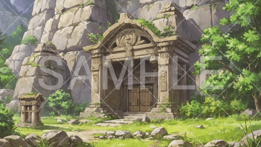 【背景素材】遺跡・ダンジョン3種［141］