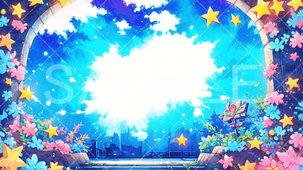 【背景素材】動画配信向け素材3種［387］