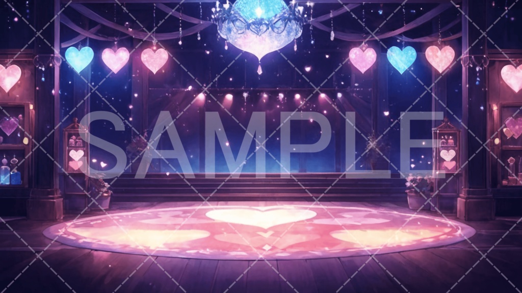 【背景素材】スタジオ・ライブハウス3種［105］