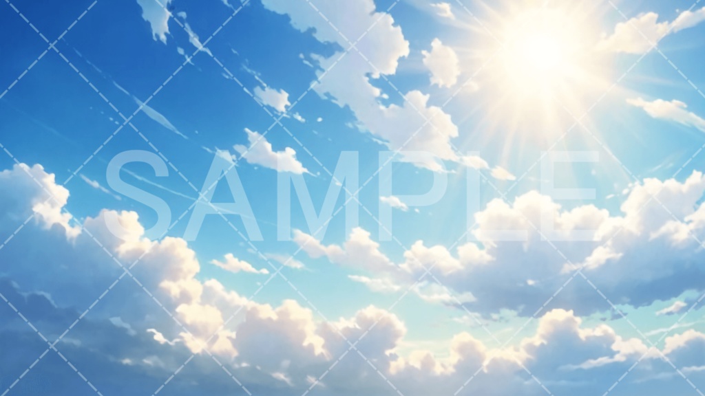 【背景素材】空3種［016］