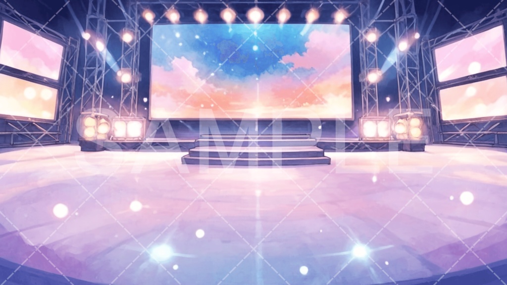 【背景素材】スタジオ・ライブハウス3種［112］