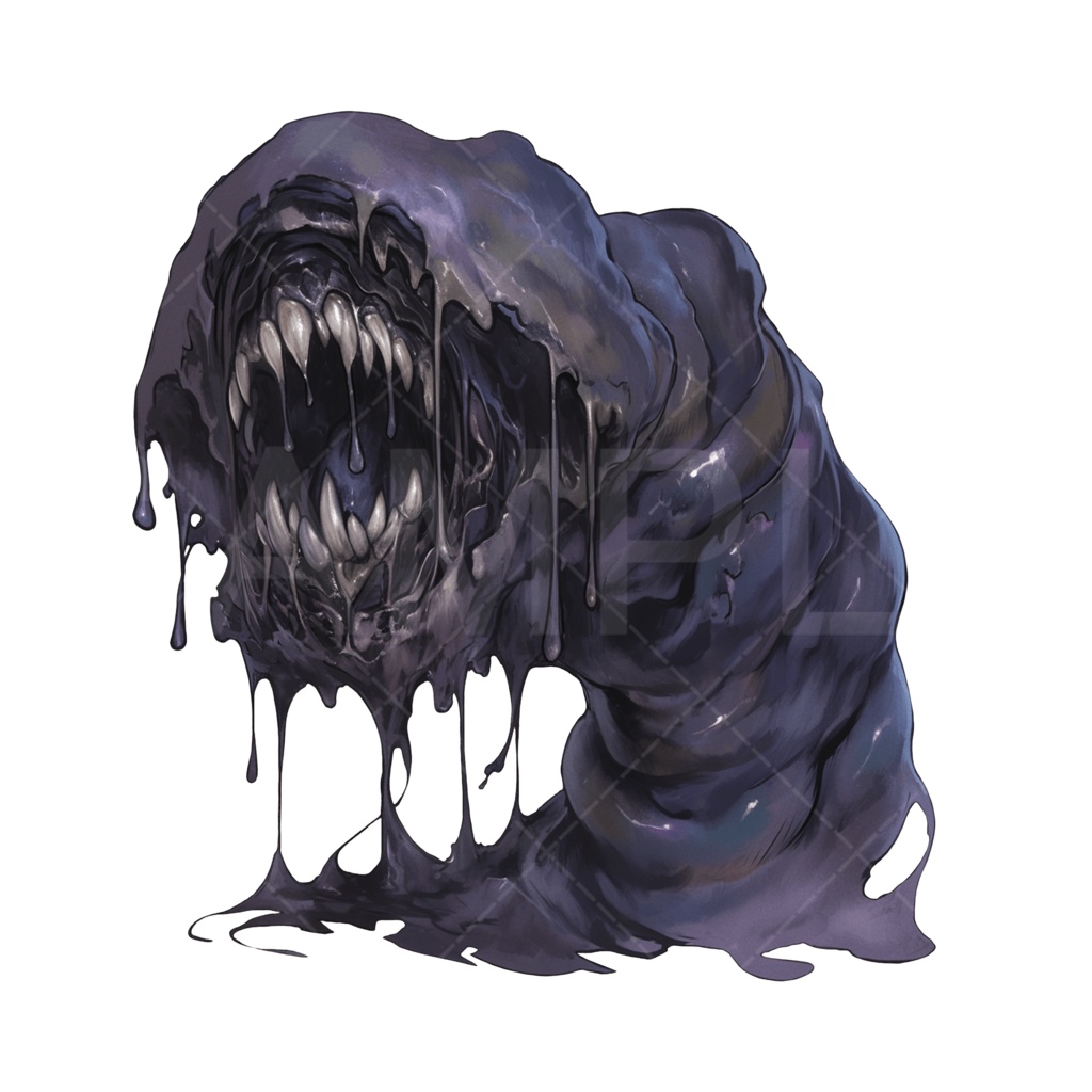 【画像素材】クトゥルフ神話（神話生物：暗黒のワーム）［066］