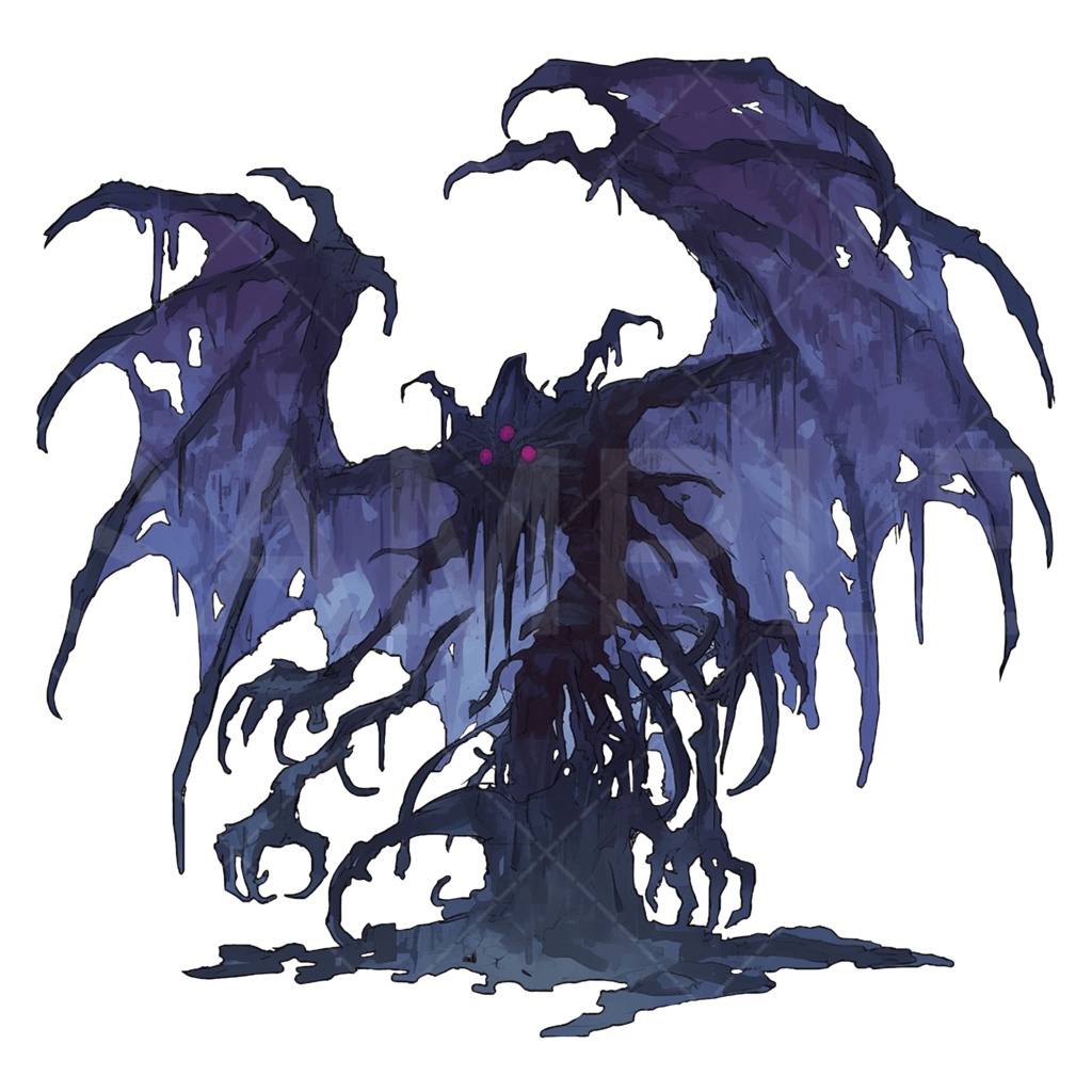 【画像素材】クトゥルフ神話（神話生物：闇をさまようもの）［068］