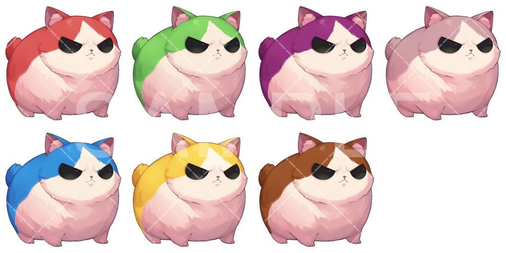 【画像素材】かわいいモンスター素材［024］