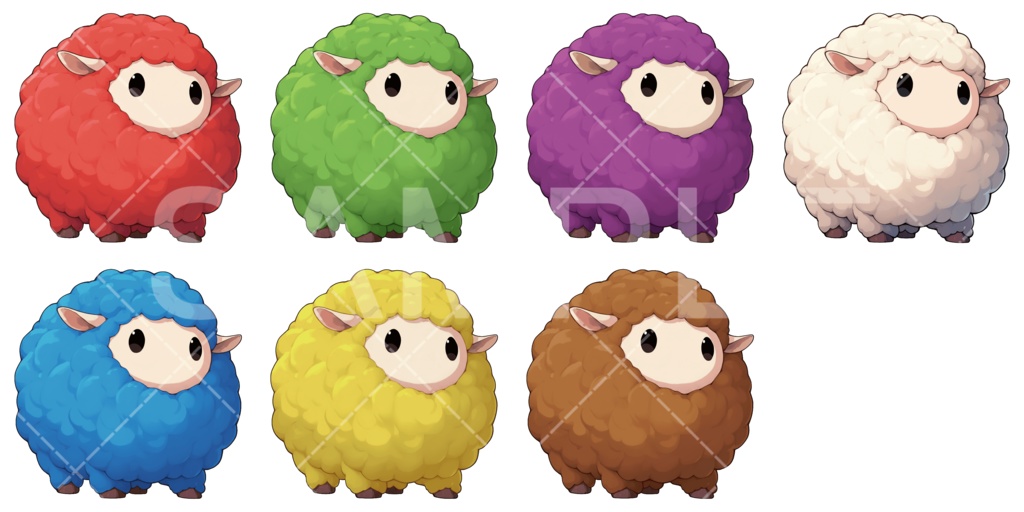 【画像素材】かわいいモンスター素材［026］