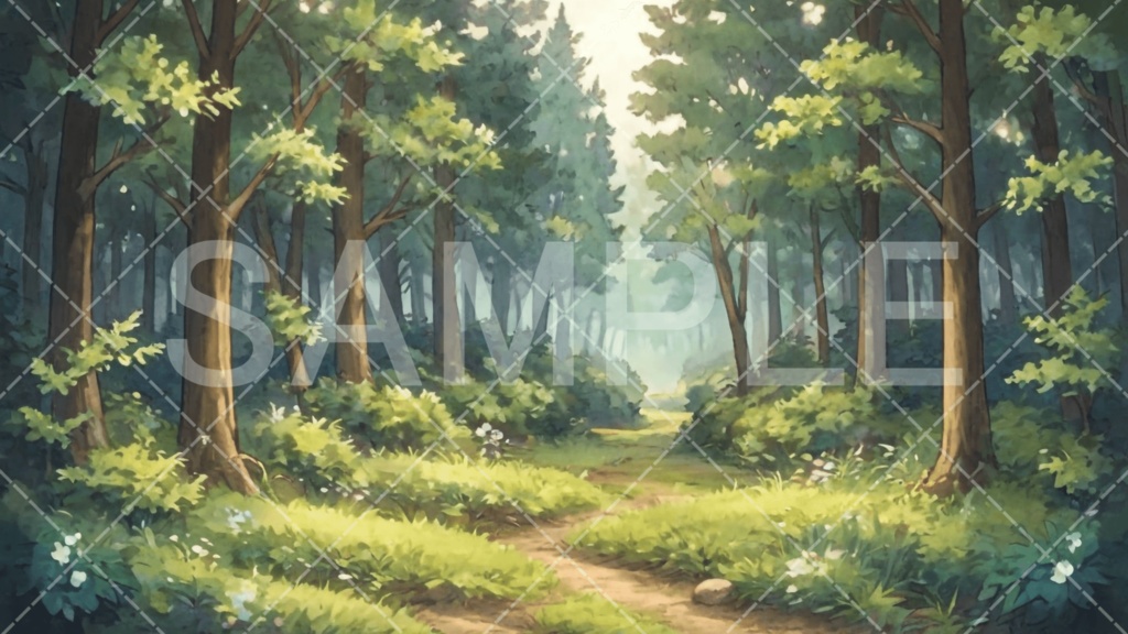 【背景素材】森3種［165］