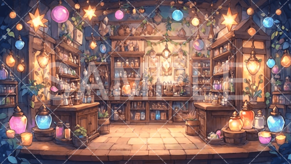 【背景素材】店3種［263］