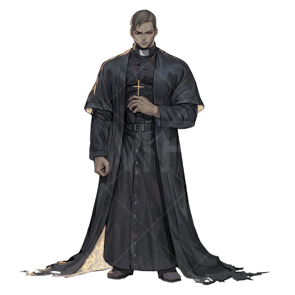 【画像素材】クトゥルフ神話（神話生物：ナイ神父）［074］